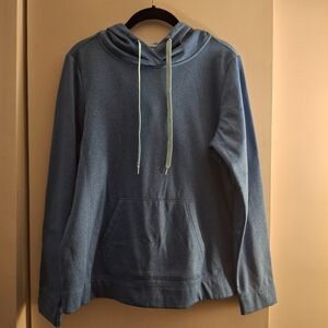 Danskin Now Women's Light Blue Sweatshirt Pullover Hoodie
